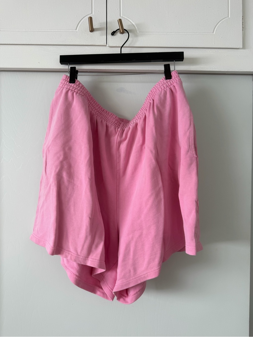 SKIMS Pink Elastic Waist Lounge Shorts